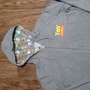 Disney Parks Exclusive Toy Story TOY STORY LAND Zip Up Hoodie Womens Size Large